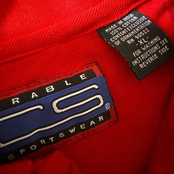 Vintage Ohio State Buckeyes Crable Sportswear Polo T Shirt Men Size XL - Picture 3 of 5